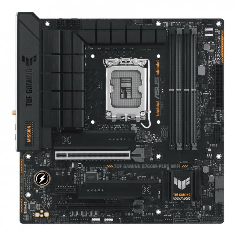 Asus TUFGAMINGB760M-PLUSWIFI | TUF-GAMING-B760M-PLUS WIFI Gaming Desktop System Board (Motherboard) Intel B760 Chipset Socket LGA-1700 Micro ATX