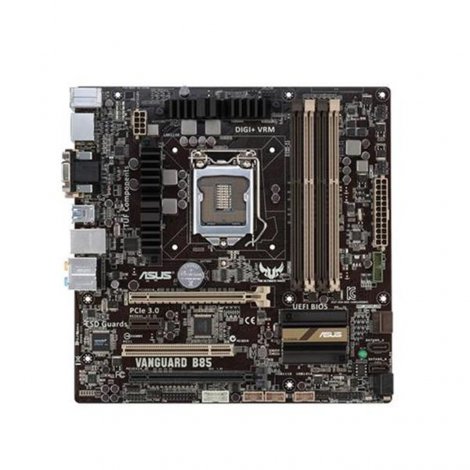 Asus VANGUARD B85 | Socket LGA1150 Intel B85 Chipset Micro-ATX 4DIMM SATA3 USB3 Tuf System Board (Motherboard)