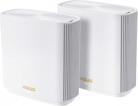 Asus ZenWiFi AX (XT8 2PK) White | ZenWiFi AX6600 XT8 IEEE 802.11ax Wi-Fi 6 Tri-Band Mesh Router White 2-Pack