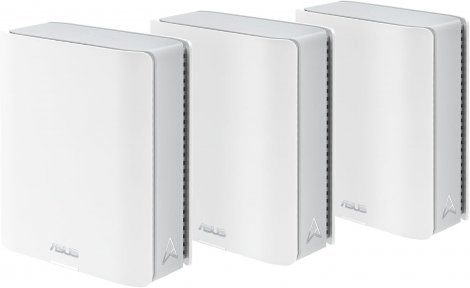 Asus ZenWiFi BT6 3PK | ZenWiFi BT6 BE9400 Wi-Fi 7 IEEE 802.11be Tri-Band 1 x Port WAN 3 x Port LAN 7 x Internal Antennas Mesh System 3 Pack
