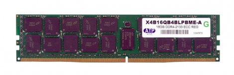 ATP X4B16QB4BLPBME-A | 16GB PC4-17000 DDR4-2133MHz Registered ECC CL15 288-Pin DIMM 1.2V Dual Rank Memory Module