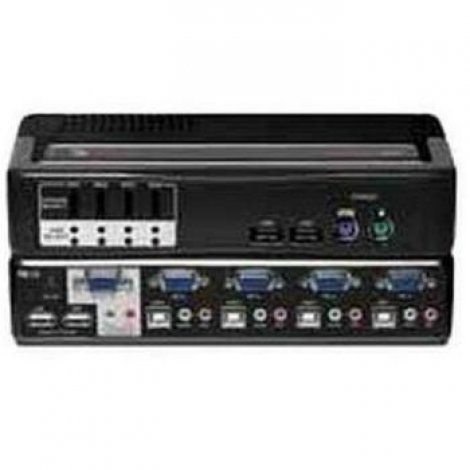 Avocent 4SVPUA20-001 | 4-Ports SwitchView Multimedia PS/2 or USB 2.0 Switch