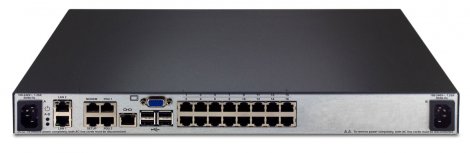Avocent 5YSLV-DMPU2016 | 16-Ports RJ-45 + 1-Port Local User + 2-Port IP Users Rack-Mountable Managed KVM Switch