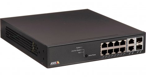 Axis 01191-004 | T8508 8 x Port 1000Base-T RJ-45 PoE+ 2 x Ports RJ-45 WAN Managed Rack-mountable Network Switch