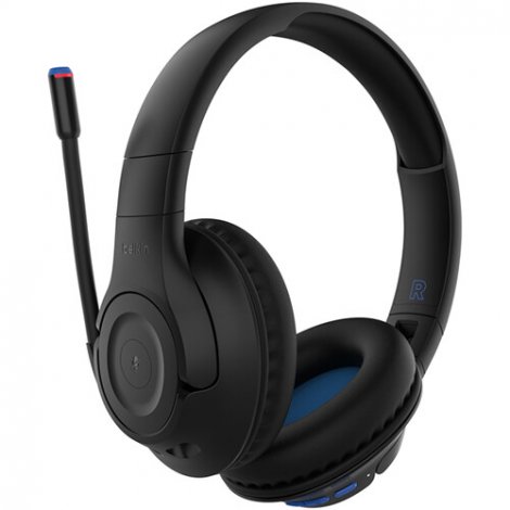 Belkin AUD006btBLK | SoundFrom Inspire Wireless Over-Ear Headset for Kids Black