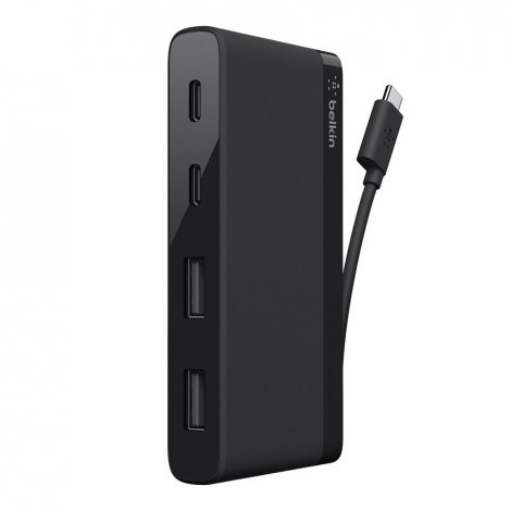 Belkin B2B153-04-BLK | 4-Port USB-C Mini Hub