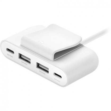 Belkin BUZ001tt2MWHB7 | BoostCharge 4-Port USB Power Extender