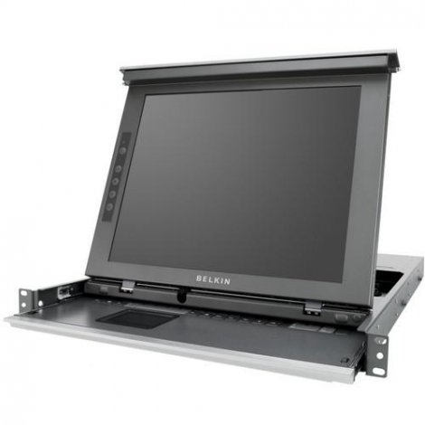 Belkin F1DC101C-US | Titan 17-Inch Dual-Rail LCD Rack Console 17-Inch Active Matrix TFT LCD 1U Height