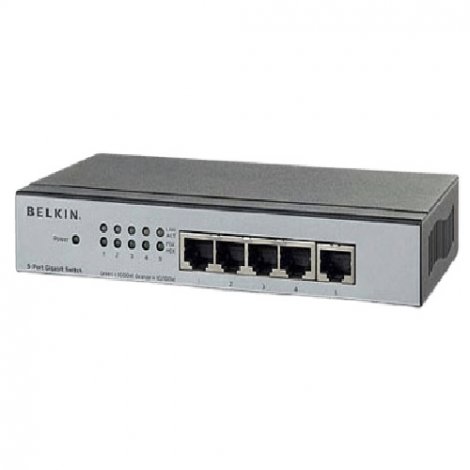 Belkin F5D5141EA5 | 5-Ports Gigabit Wired Network Switch