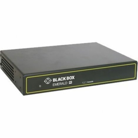 Black Box EMD2002PE-T-R2 | KVM-over-IP Transmitter Dual-Monitor (2) DVI-D USB 2.0 Audio Dual Network Ports RJ45 and SFP