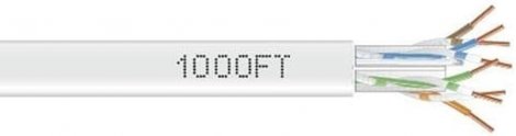 Black Box EYN874A-PB-1000 | 1000ft GigaTrue 550 Cat.6 Bulk Cable (White)