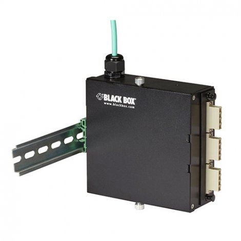Black Box JPM398A | Series DIN Rail Mini Fiber Enclosure Mounting