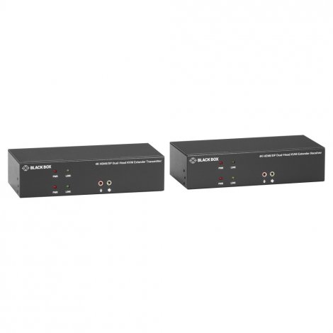 Black Box KVXLCHDPF-200 | Dual Monitor HDMI DisplayPort KVM Extender Kit