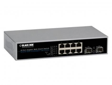 Black Box LB9006A-ST | 8 Port 2 x 10/100Base-TX LAN 6 x LAN Ethernet Switch