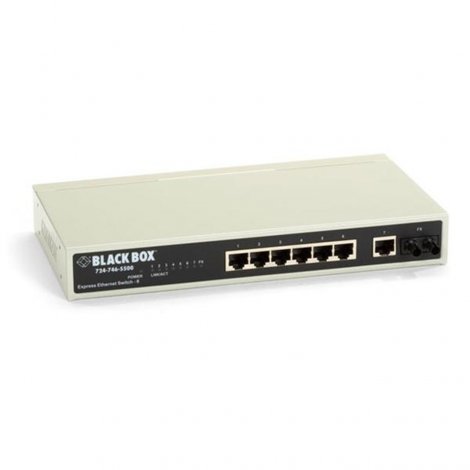 Black Box LB9007A-ST-R3 | 8 Port Express 7 x 10/100Base-TX LAN Ethernet Switch
