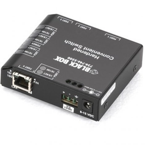 Black Box LBH101AE-H | Hardened Convenient Switch 100 240 VAC with IEC Power Connector