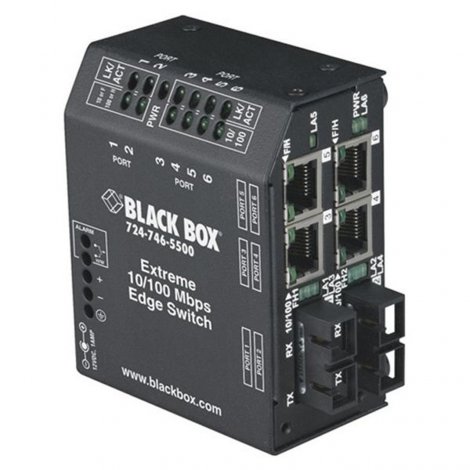 Black Box LBH240A-P-SSC | Extreme Heavy-Duty 2 x 4 x 10/100Base-TX LAN Edge Switch
