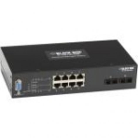 Black Box LEH808-2MMSC | NIB-Hardened Managed 8-Ports 10/100BASE-TX + 2-P Ethernet Switch