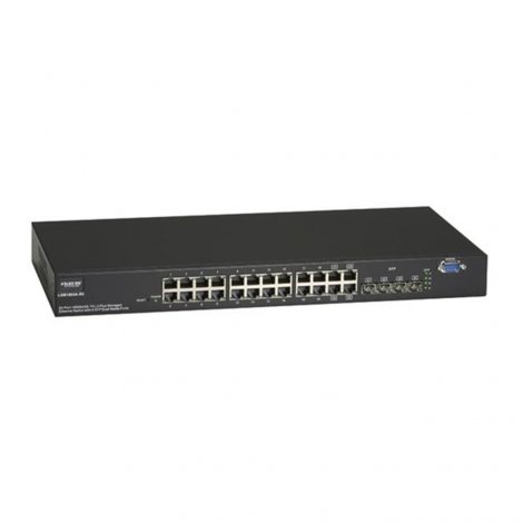 Black Box LGB1003A-R2 | 24-Ports 4 x SFP (mini-GBIC) Shared 24 x 10/100/1000Base-T LAN Managed Gigabit Ethernet Switch