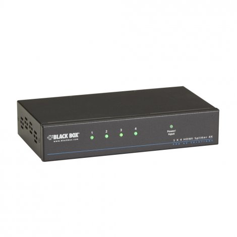 Black Box VSP-HDMI1X4-4K | 4-Ports 4K HDMI Rack-mountable Splitter