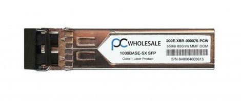 Brocade 200E-XBR-000075 | 1Gb/s 1000Base-SX Multi-Mode Fiber 850nm 550m Duplex LC Connector SFP Transceiver Module