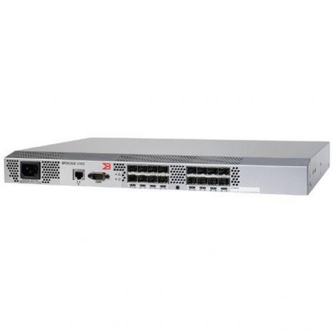 Brocade BR-210E-R0001-A | Silkworm 210e 16 x Port Switch 8 Active 0 E-Port W/8 4G SFP Switch