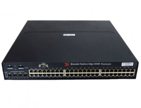 Brocade FESX624HF+2XG-PREM6 | Fastiron Edge X624HF 24-Ports SFP 4DP 2P 10G XFP F3 IP Ethernet Switch