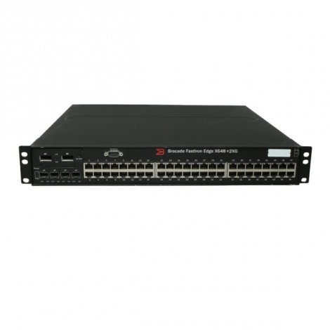 Brocade FESX648+2XG-PREM6 | Fastiron Edge X648 48-Ports Ge 4DP 2PT 10G XFP F3 IP6 Switch
