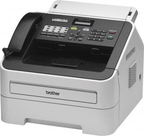 Brother FAX2840 | IntelliFax-2840 High Speed Mono Laser Fax Machine Dark/Light Gray
