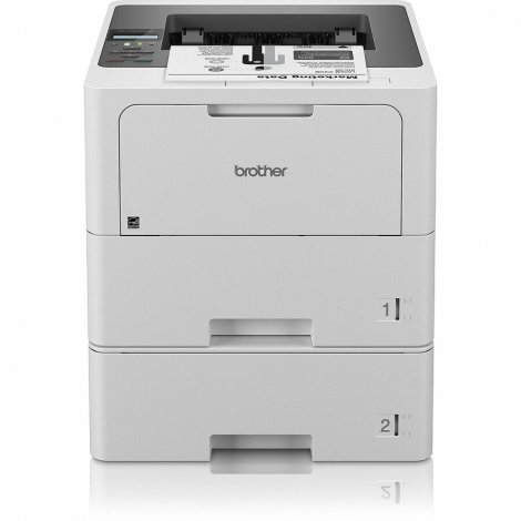Brother HLL6210DWT | Business Monochrome Laser Printer with Dual Paper Trays, Wireless Networking, and Duplex Printing