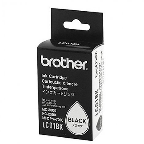 Brother LC01BK | Standard Yield 700 Pages Black Ink Cartridge