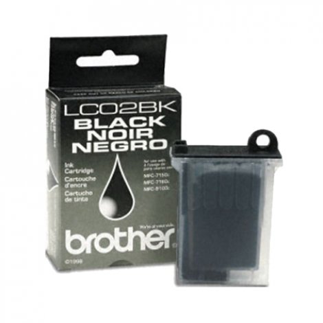 Brother LC02BK | 750 Pages Original Black Ink Cartridge