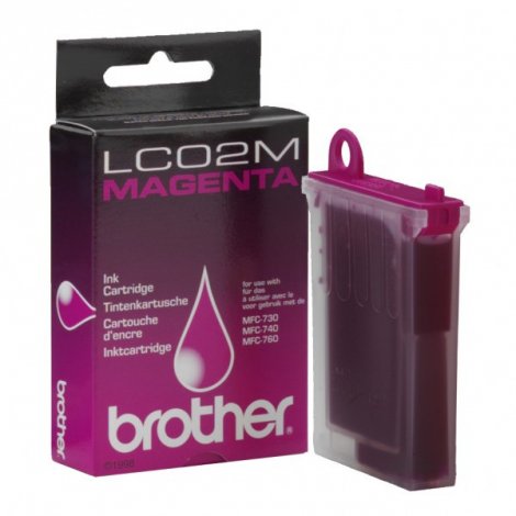 Brother LC02M | 400 Pages Magenta Original Ink Cartridge