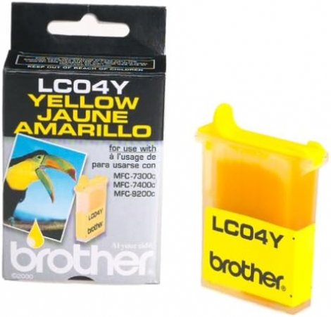 Brother LC04Y | 400 Pages Original Yellow Ink Cartridge