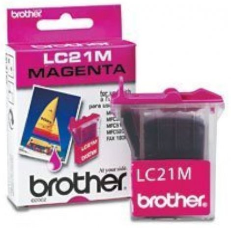 Brother LC21M-2PK | Standard Yield 450 Pages Inkjet Magenta Ink Cartridge