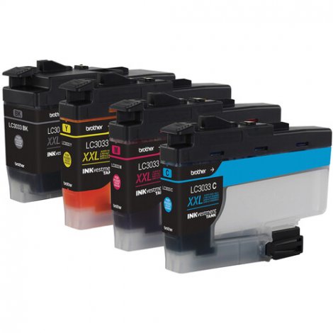Brother LC30334PKS | High-Yield Color INKvestment Tank Ink Cartridges (4-Pack)