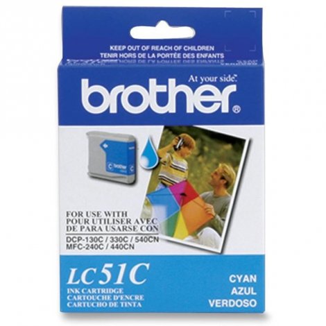 Brother LC51CS | 400 Pages Cyan Original Ink Cartridge