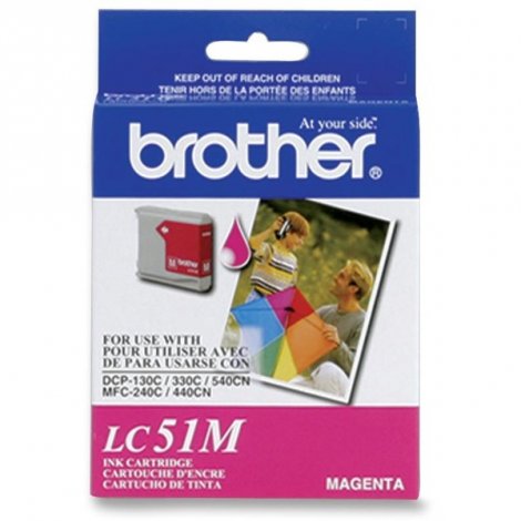 Brother LC51MS | 400 Pages Magenta Original Ink Cartridge