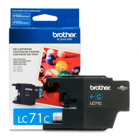 Brother LC71CS | 300 Pages Cyan Ink Cartridge