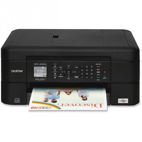Brother MFCJ460DW | WorkSmart 6000 x 1200 dpi 12 PPM All-in-One Inkjet Color Printer