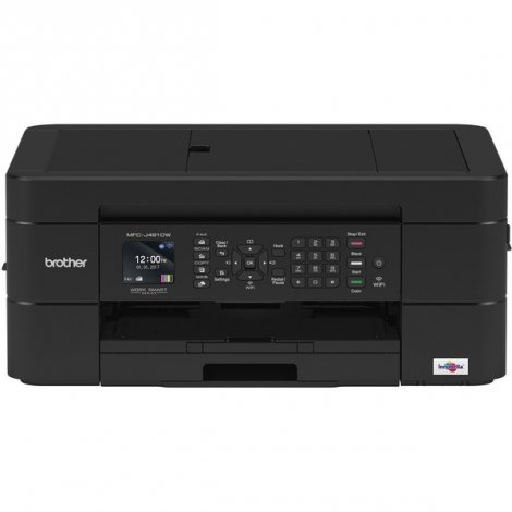 Brother MFCJ491DW | Work Smart 6000 x 1200 dpi 12 PPM Compact Wireless All-In-One Inkjet Color Printer