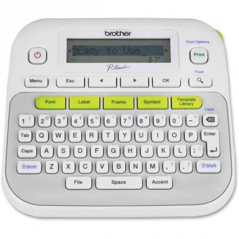 Brother PTD210 | P-Touch 180 dpi Thermal Transfer Monochrome Desktop Label Maker