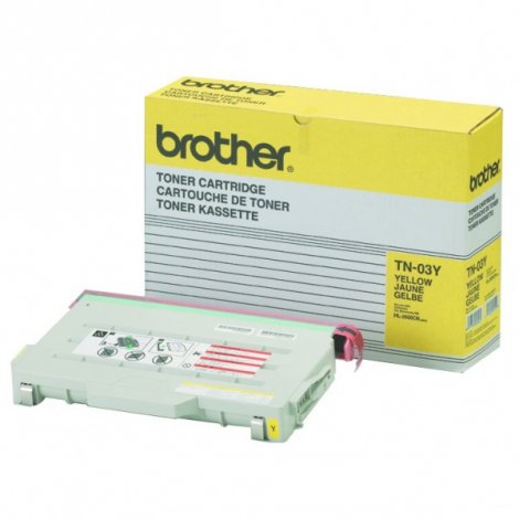 Brother TN03Y | 7200 Pages Original Yellow Toner Cartridge