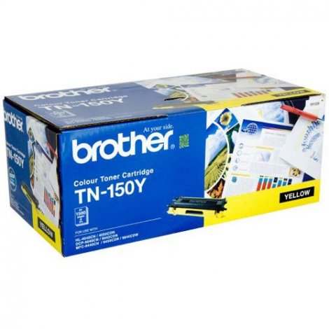 Brother TN150Y | 1500-Pages Yellow Toner Cartridge