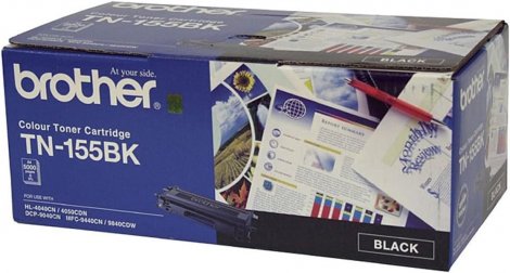 Brother TN155BK | 5000-Pages Black Toner Cartridge