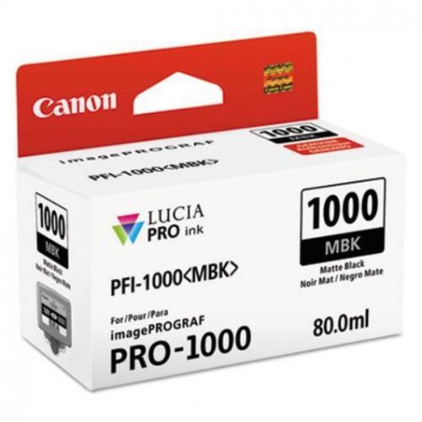 Canon 0545C002 | LUCIA PRO PFI-1000MBK Matte Black Ink Cartridge