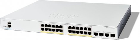 Cisco C1300-24FP-4X-RF | Catalyst 1300 24 x Ports 1000Base-T PoE+ 4 x Ports 10GBase-X SFP+ Layer 2 Rack-mountable Ethernet Switch