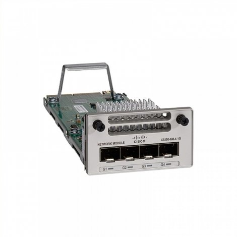 Cisco C9300-NM-4G= | Catalyst 9300 Series 4 x SFP Ports 1000Base-X Gigabit Ethernet Network Module