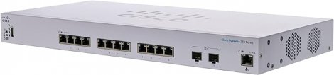 Cisco CBS350-12XT-NA-RF | Business 350 12 x Ports PoE+ 10/100/1000Base-T + 2 x SFP+ Ports L3 Managed Rack-mountable Gigabit Ethernet Switch