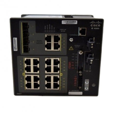 Cisco IE-4000-16GT4G-E-RF | IE 4000 Series 16x Port 1GB RJ45 4 x Port 1GB Combo (DC) Switch